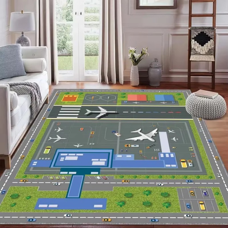 Home Office Yoga Room - VIKAMA Yoga Meditation Pattern Rug Non