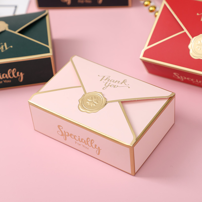 Home Office Number - 10pcs/Lot Simple Creative Bronzing Gift Box
