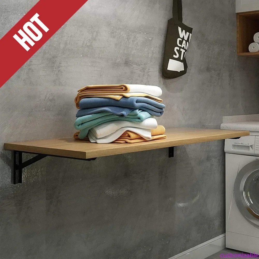 Home Office Shed - Customizable-Fold Wall Mounted Table Folding Workbench