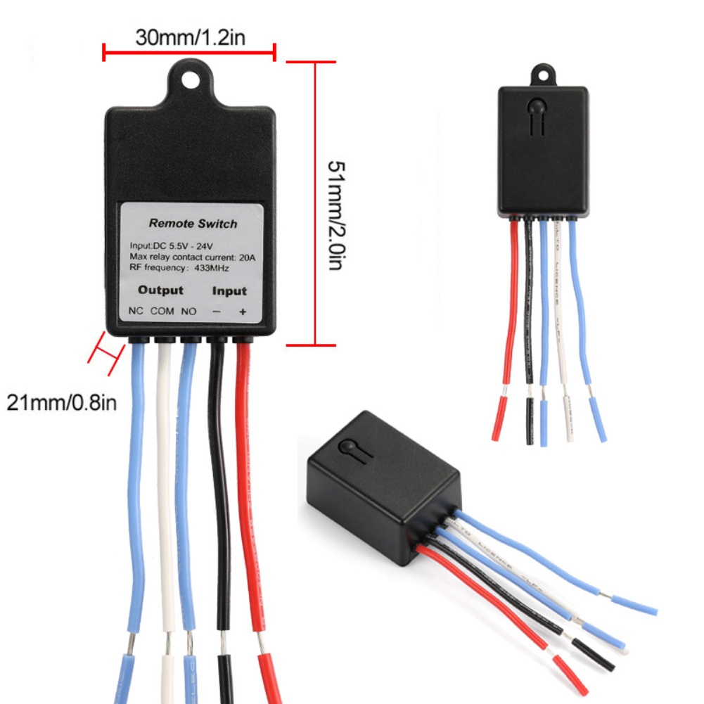 Home Office Contact - Wireless Remote Control Switch Relay with