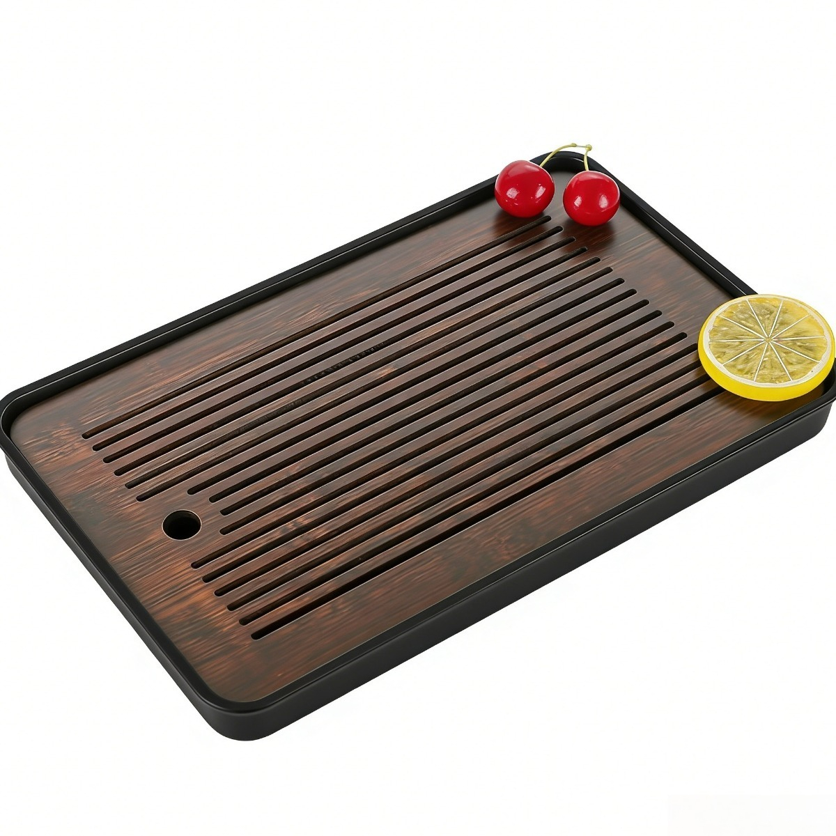 Desktop Organizer Bamboo - Portable Detachable Bamboo Tea Table Dry