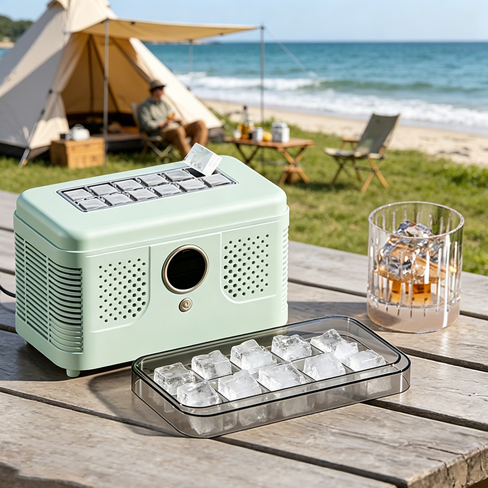 Home Office Gear - 12V/220V Portable Mini Ice Maker for
