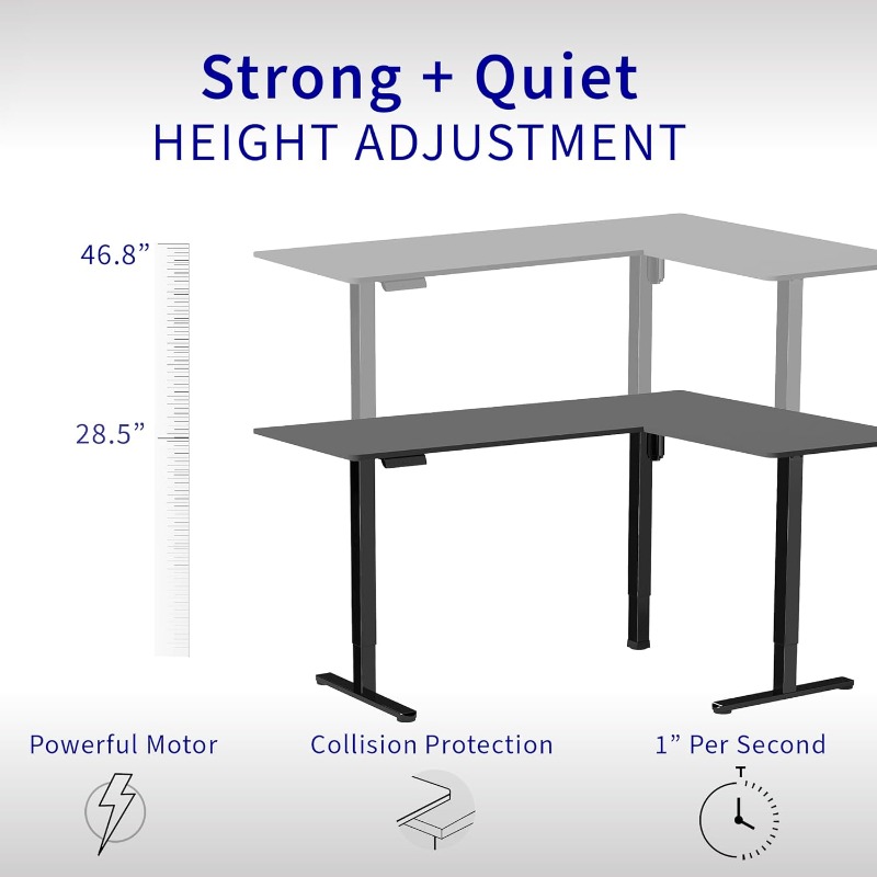 VIVO Corner Standing Desk Reve - Home Office Vivo 리뷰 및 가격