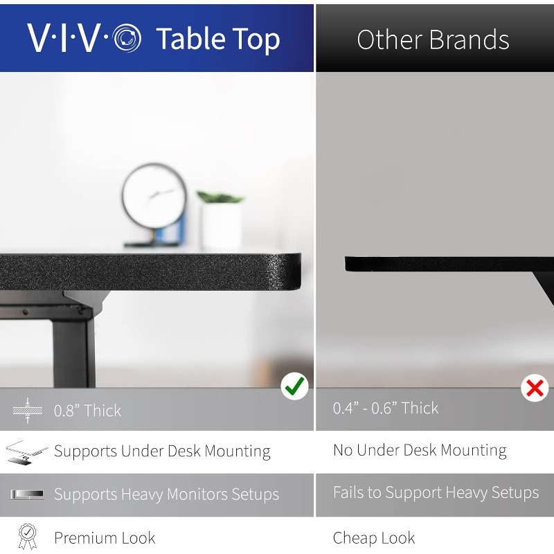 VIVO Corner Standing Desk Reve - Home Office Vivo 리뷰 및 가격