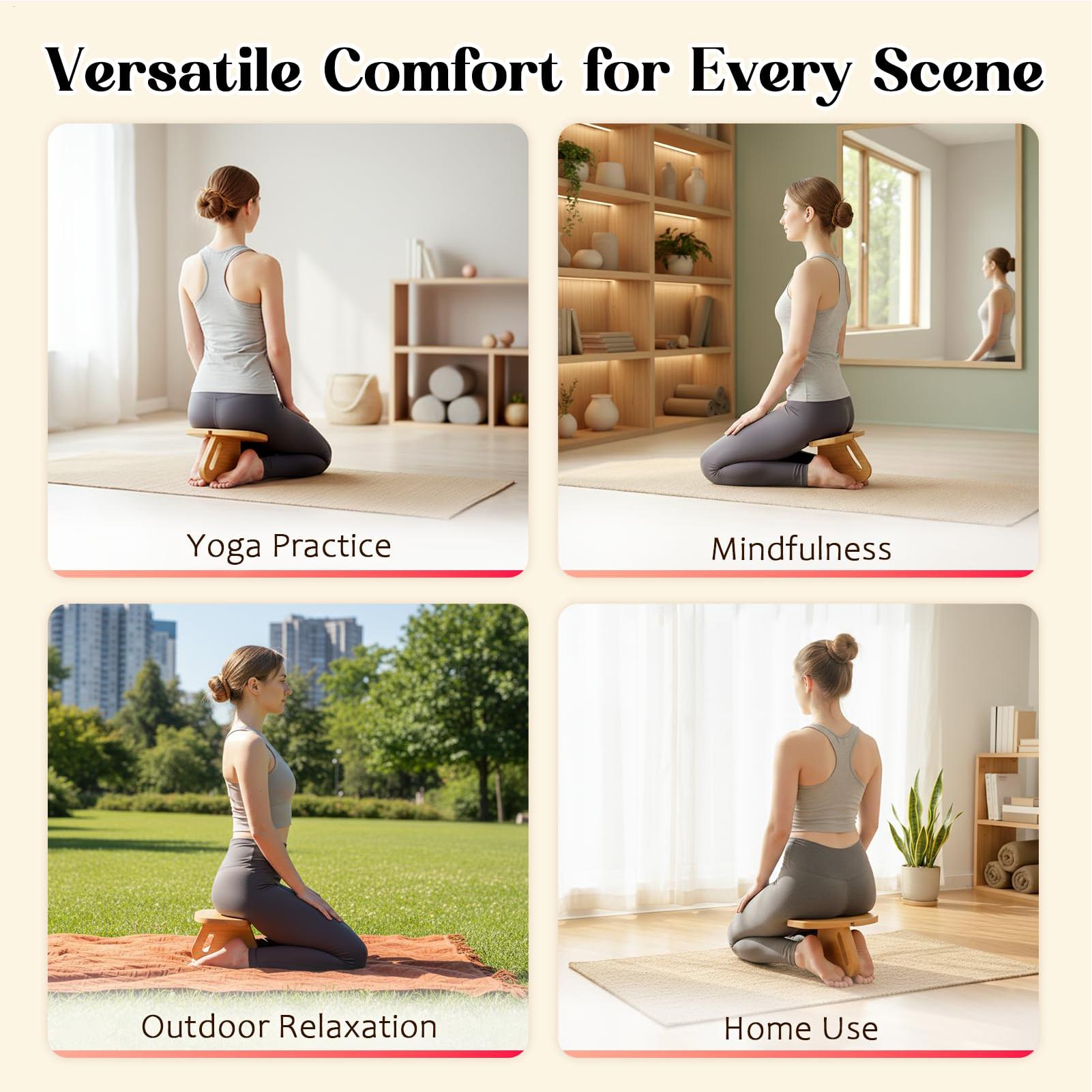 Prayer Stool Wooden Prayer Kne - Home Office Yoga Room 리뷰 및 가격
