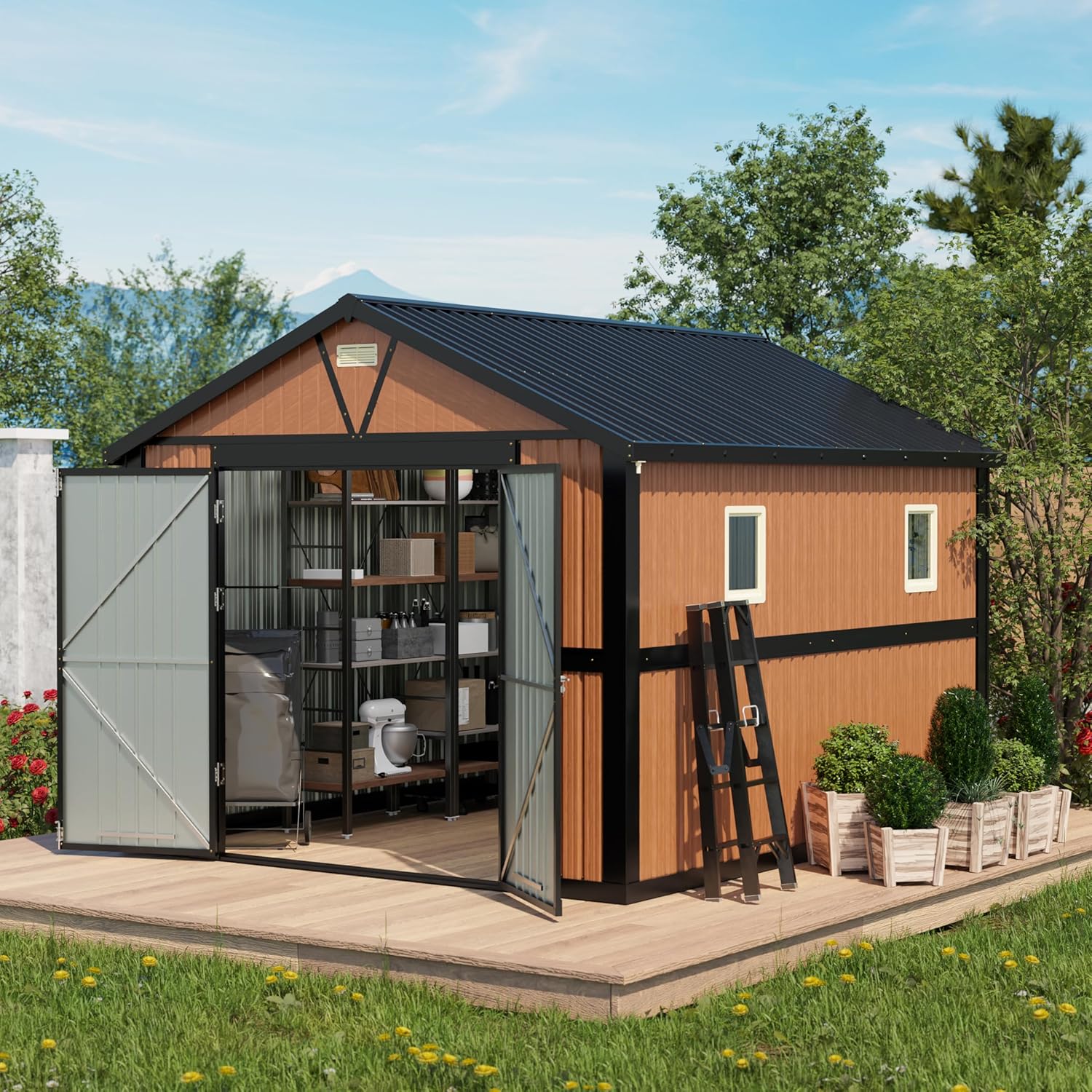 Outdoor oversized storage shed - Home Office Shed 리뷰 및 가격