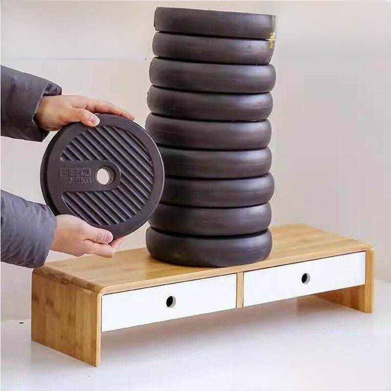 Bamboo Computer Monitor Stand  - Desktop Organizer Bamboo 리뷰 및 가격