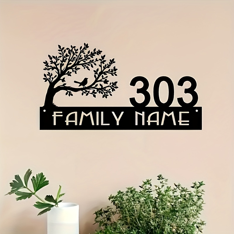 Custom Metal Address Sign with - Home Office Number 리뷰 및 가격