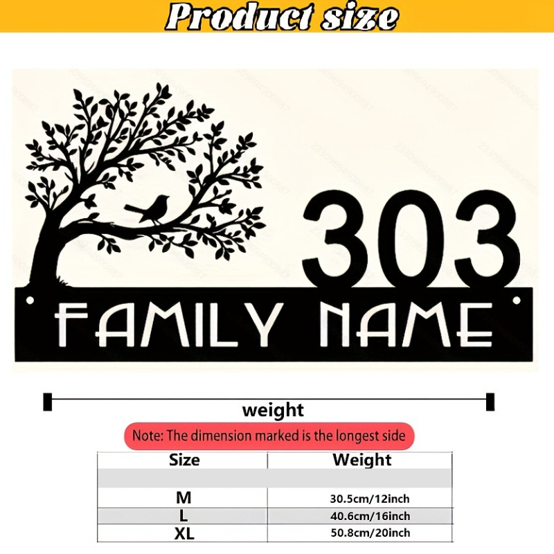 Custom Metal Address Sign with - Home Office Number 리뷰 및 가격