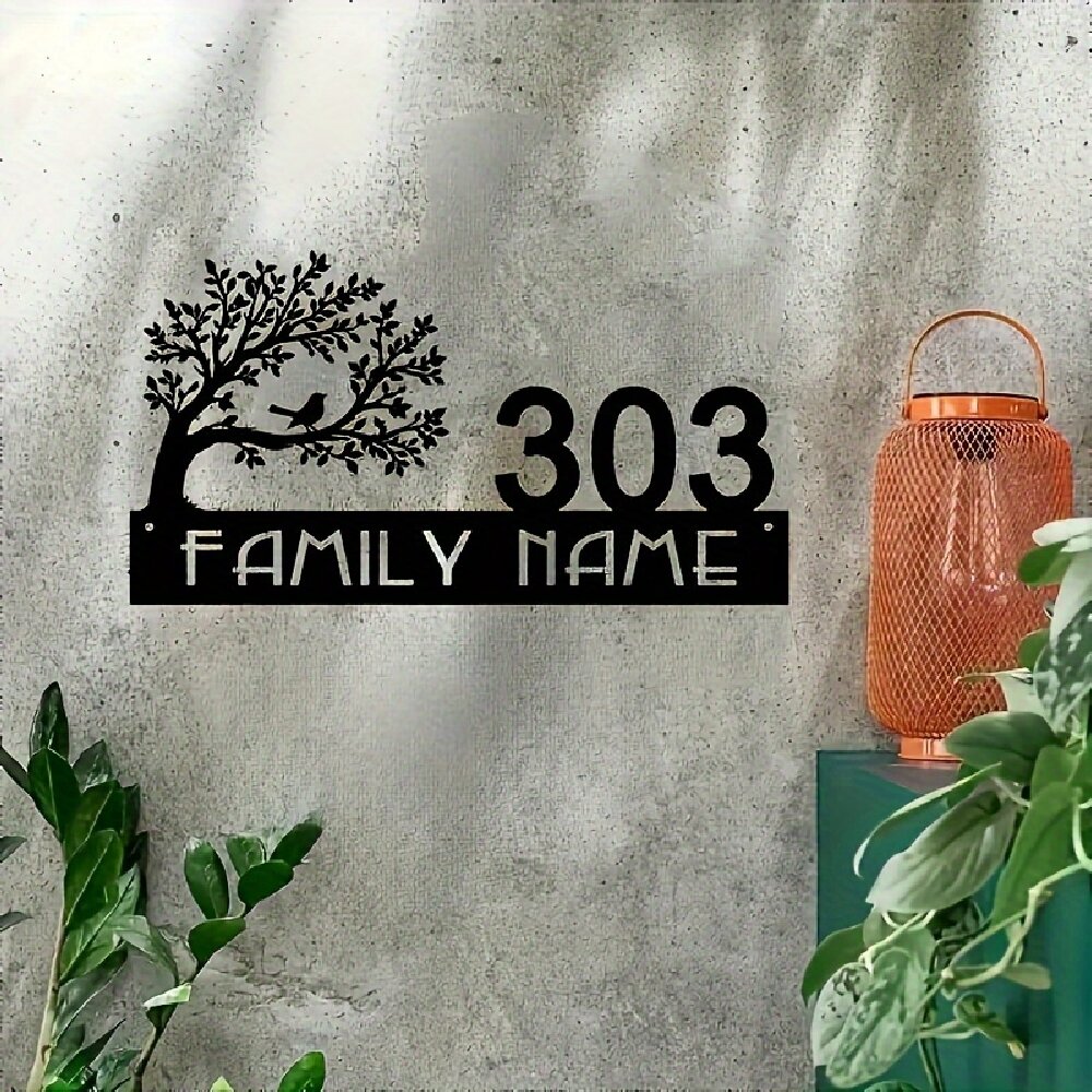 Custom Metal Address Sign with - Home Office Number 리뷰 및 가격