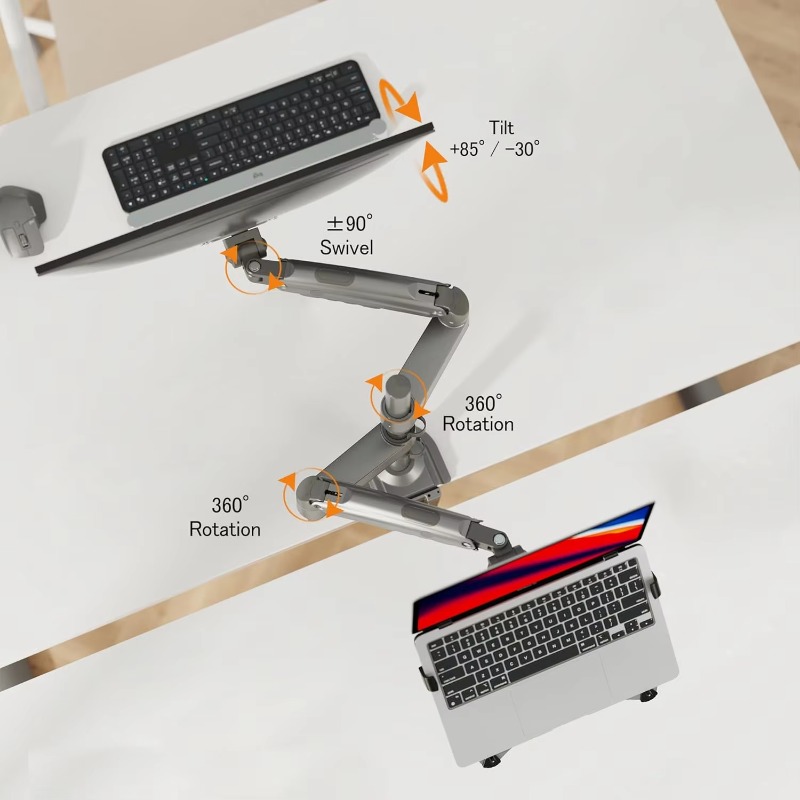 Dual Arm 2 in 1 Combo Laptop M - Monitor Arm Dual 리뷰 및 가격