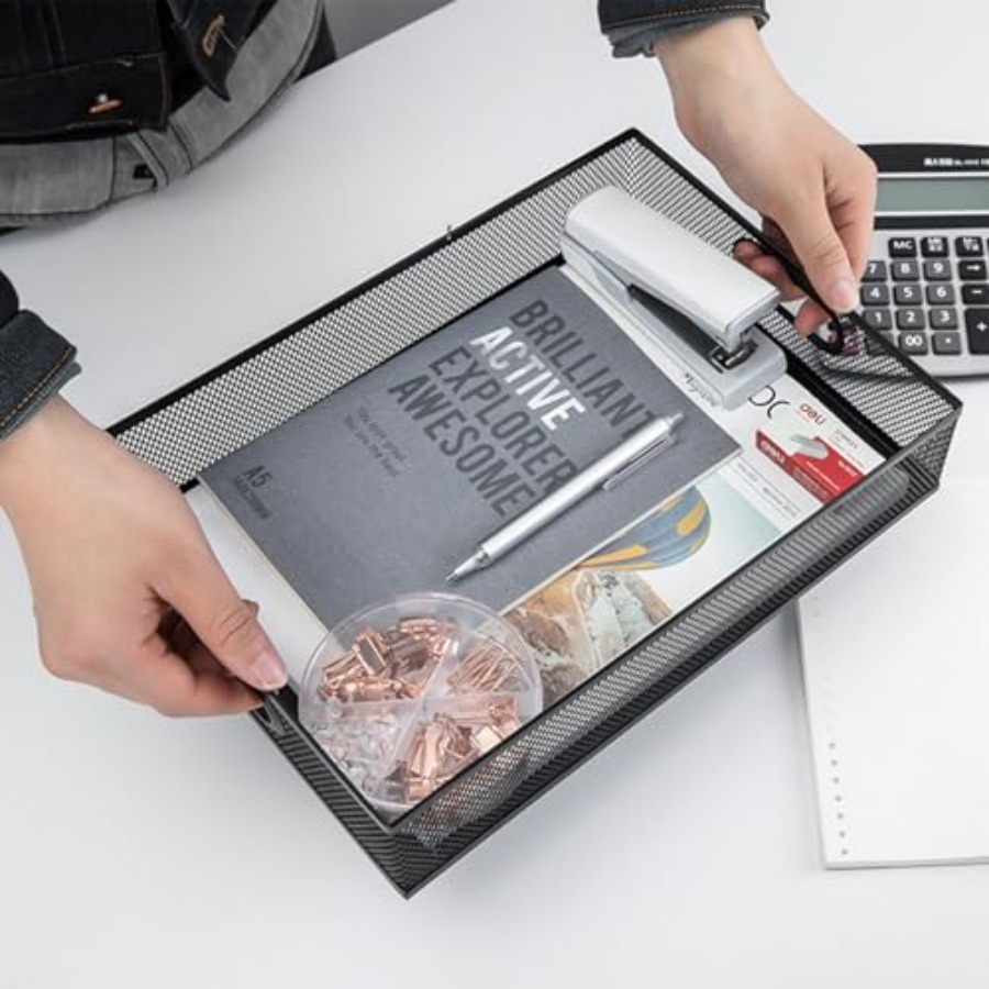 Black Metal Mesh Desk Drawer O - Desktop Organizer Bamboo 리뷰 및 가격
