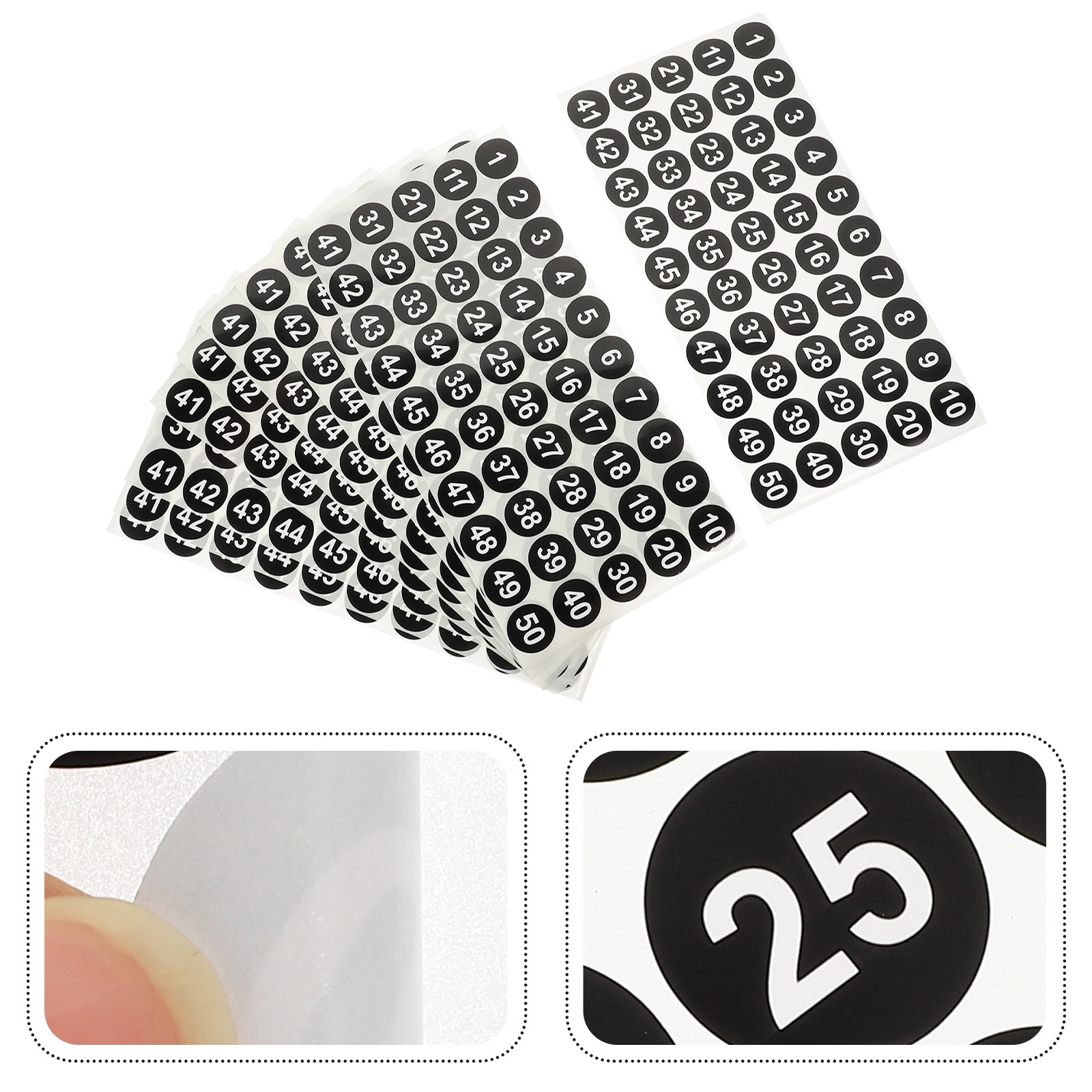 10 Sheets Number Stickers 1-50 - Home Office Number 리뷰 및 가격