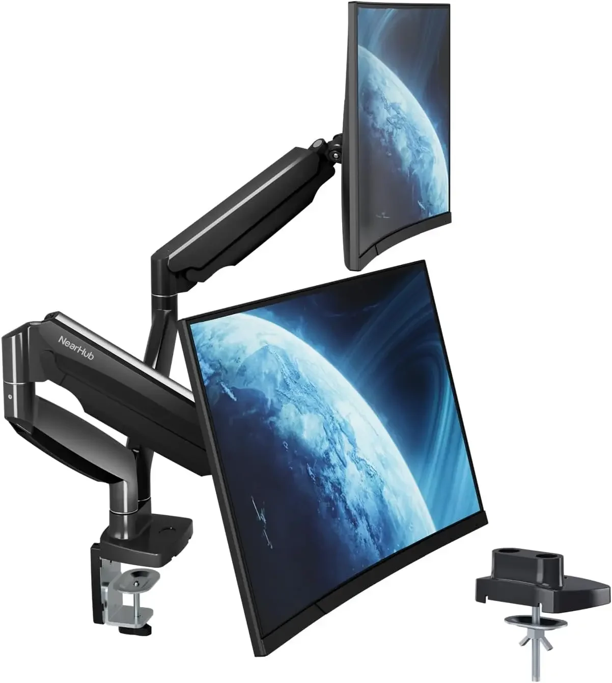 Curved Monitor Mount Dual Moni - Monitor Arm Dual 리뷰 및 가격