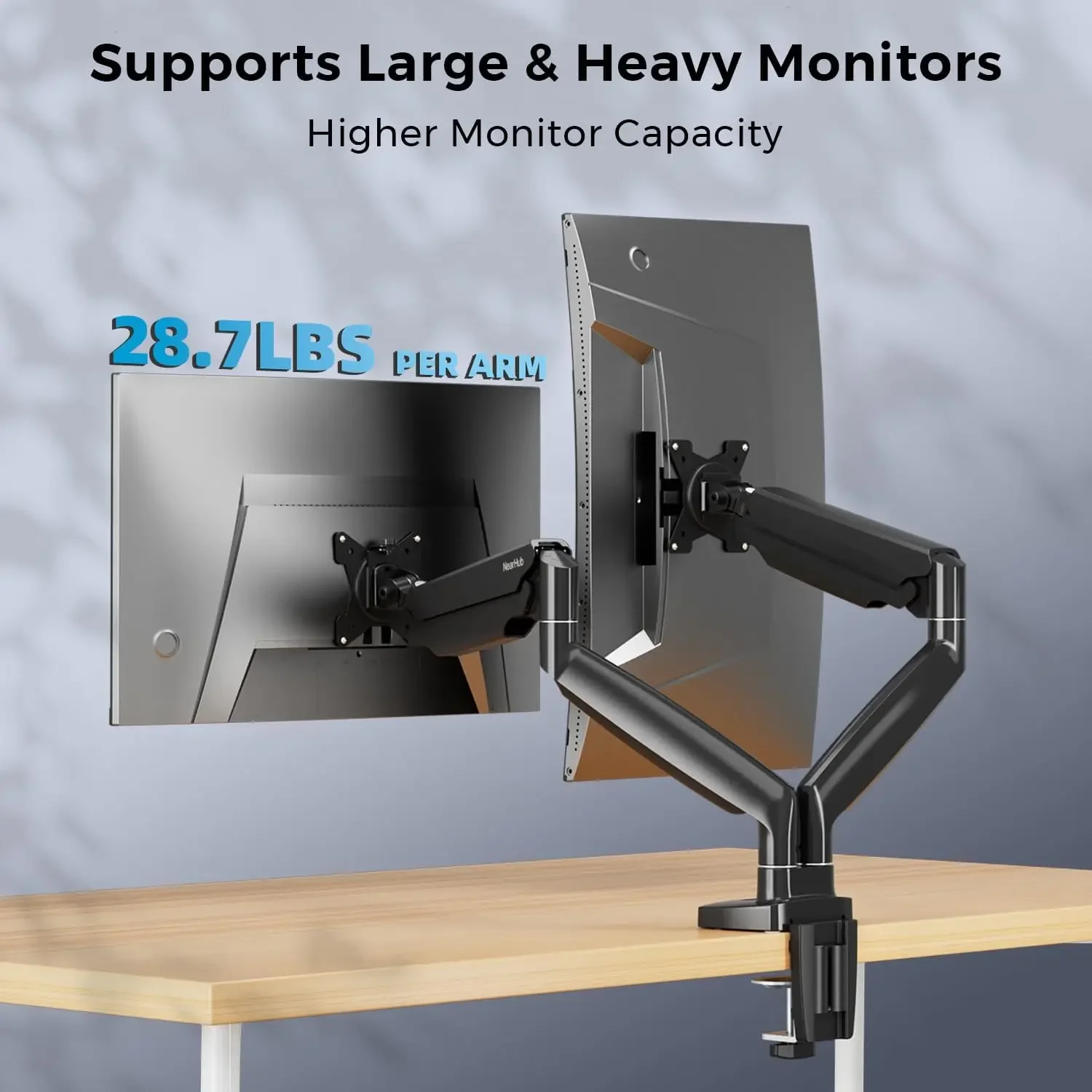 Curved Monitor Mount Dual Moni - Monitor Arm Dual 리뷰 및 가격