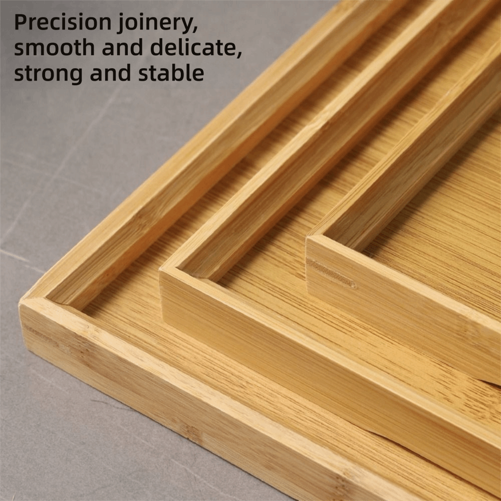 Decorate Tray Natural Bamboo B - Desktop Organizer Bamboo 리뷰 및 가격