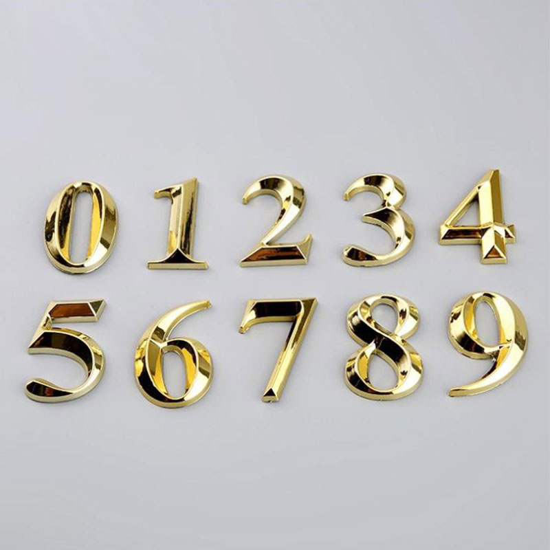 1PC Self Adhesive 3D Number St - Home Office Number 리뷰 및 가격