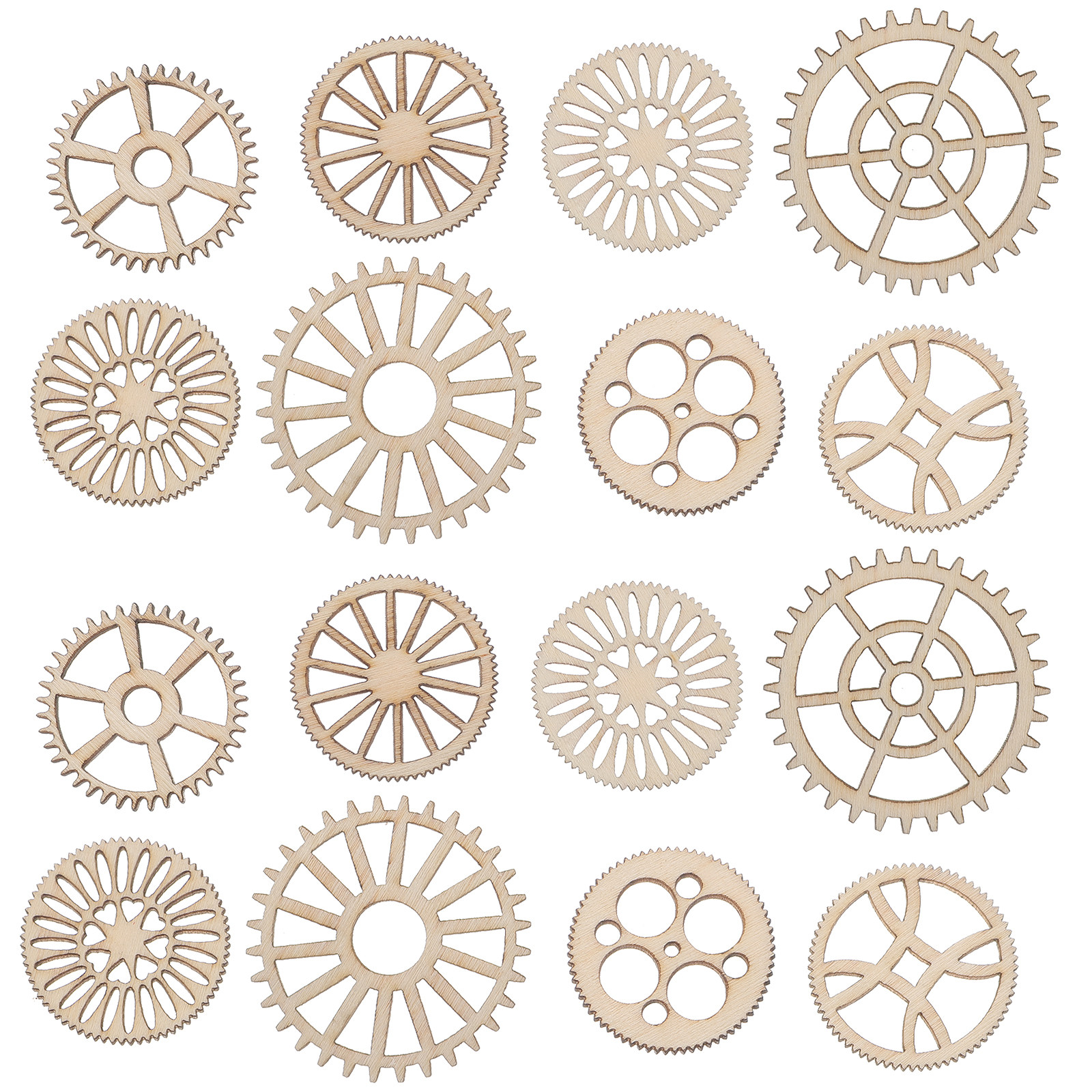100Pcs Mini Wooden Gear Orname - Home Office Gear 리뷰 및 가격