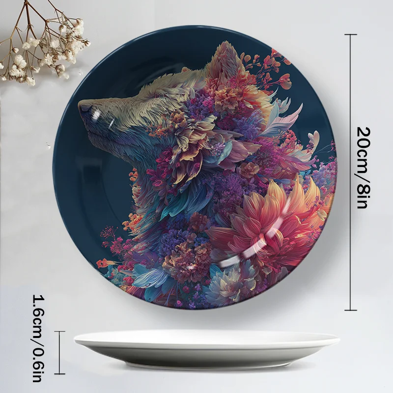 1pc Cute Bear & Floral Ceramic - Home Office Contact 리뷰 및 가격