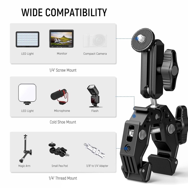 Universal Aluminum Super Clamp - Monitor Arm Dual 리뷰 및 가격