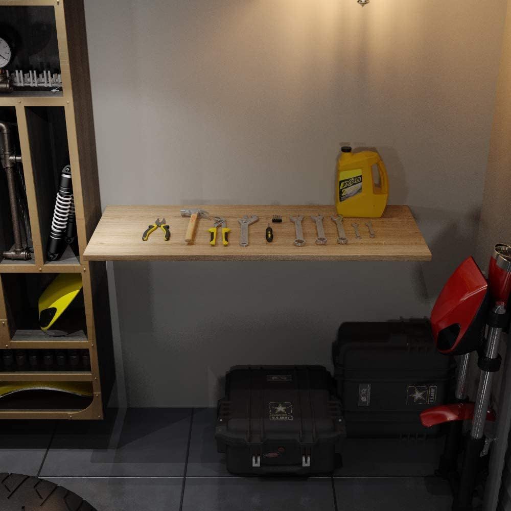 Vintage Wall-Mounted Workbench - Home Office Shed 리뷰 및 가격