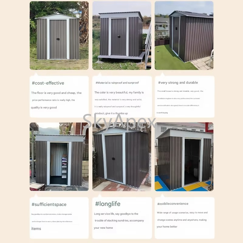 Outdoor Plastic Storage Shed U - Home Office Shed 리뷰 및 가격
