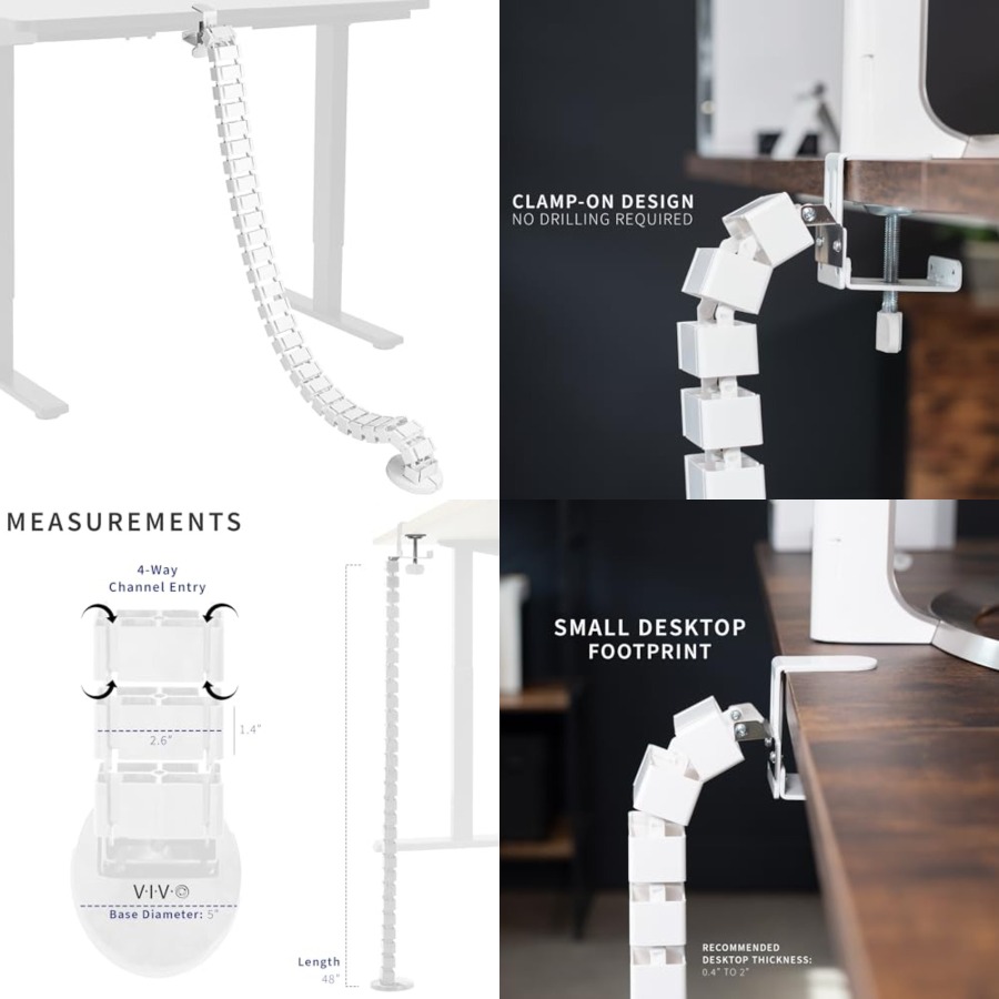 VIVO No Drill Clamp-on Desk Ve - Home Office Vivo 리뷰 및 가격