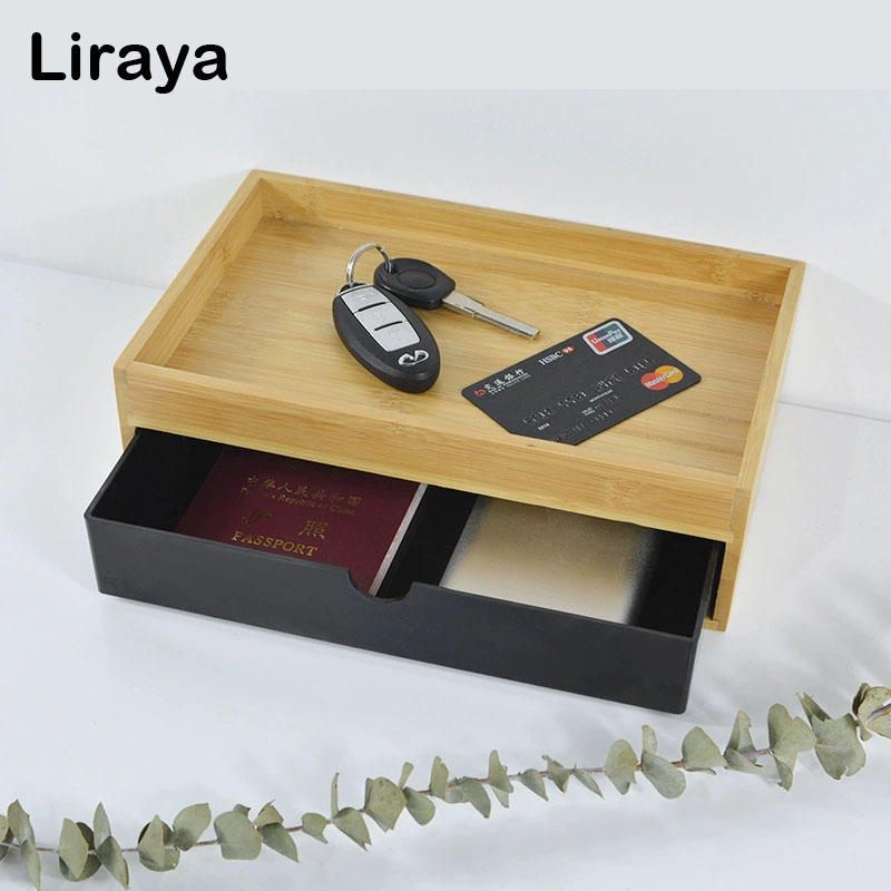 New Storage Box Cosmetic Drawe - Desktop Organizer Bamboo 리뷰 및 가격