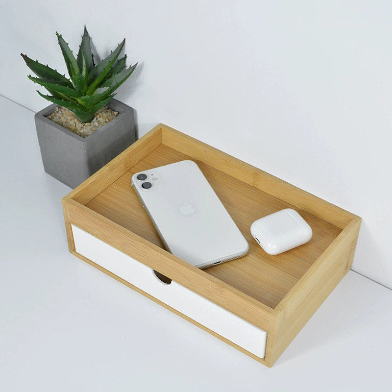 New Storage Box Cosmetic Drawe - Desktop Organizer Bamboo 리뷰 및 가격