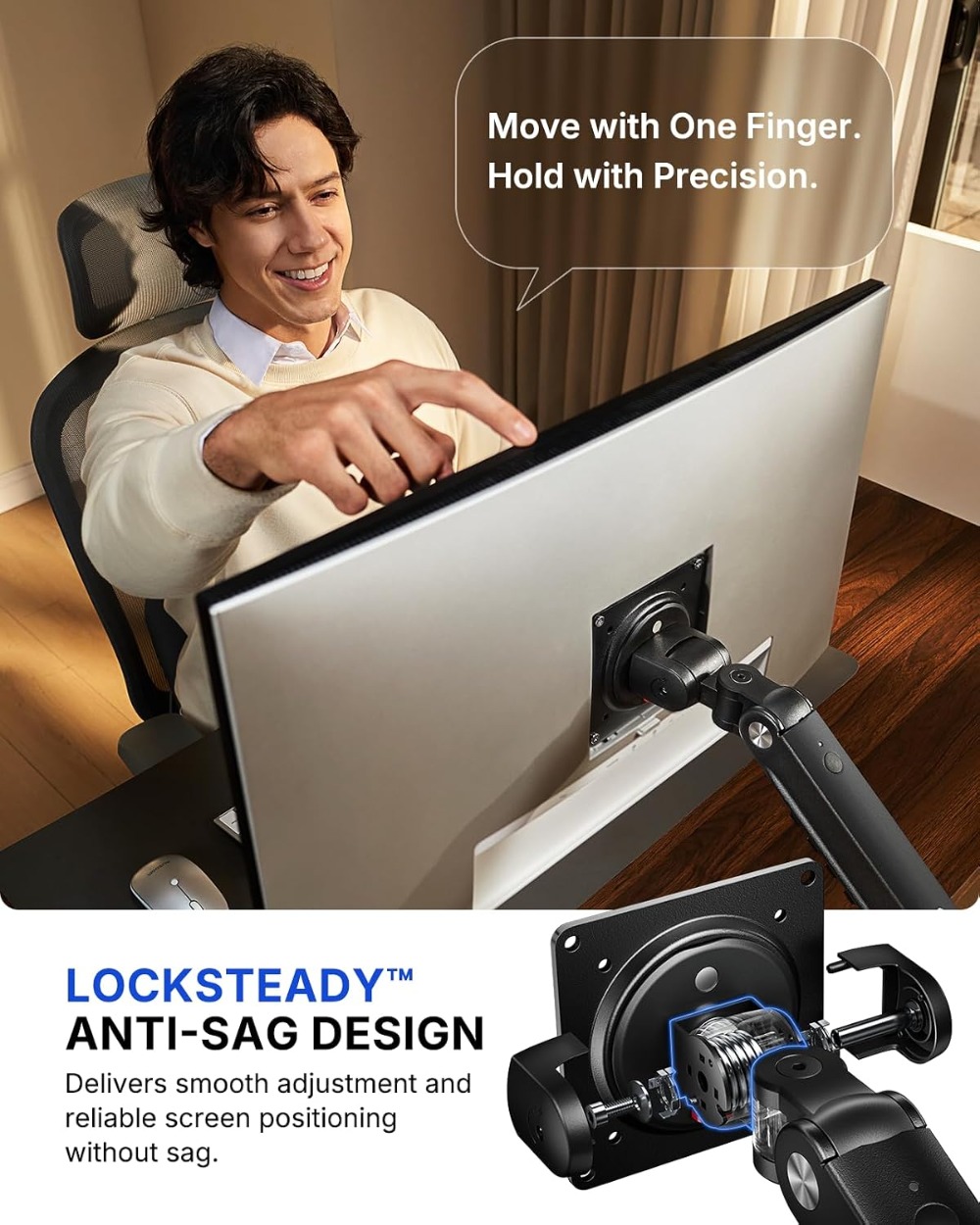 Dual Monitor Mount for 13-32