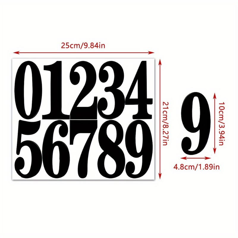 Digital stickers, mailbox stic - Home Office Number 리뷰 및 가격