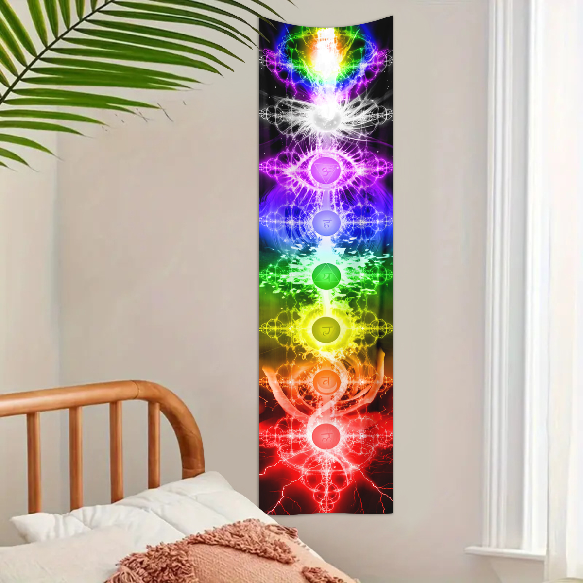 1pc Mysterious seven chakra ta - Home Office Yoga Room 리뷰 및 가격