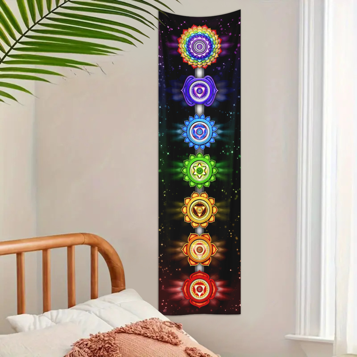 1pc Mysterious seven chakra ta - Home Office Yoga Room 리뷰 및 가격