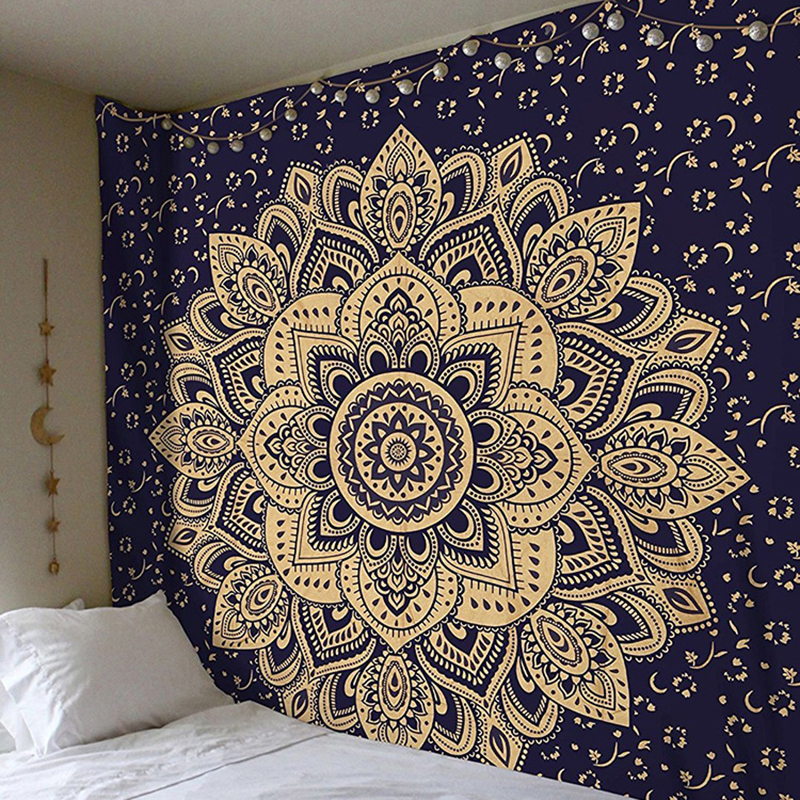 Mandala tapestry macrame wall  - Home Office Yoga Room 리뷰 및 가격