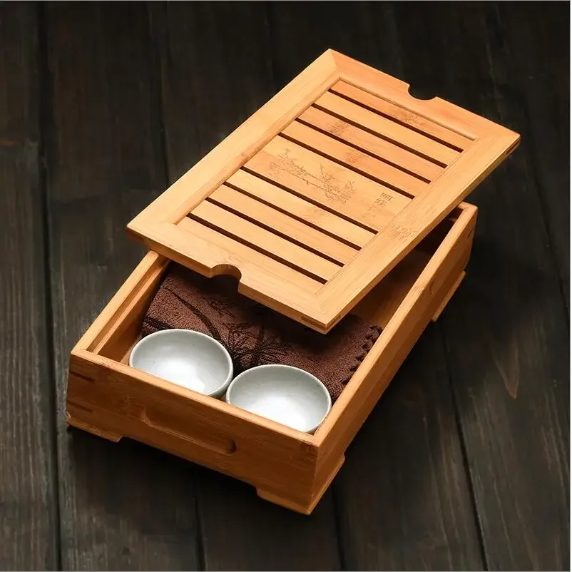 Bamboo Tea Trays Kung Fu Tea A - Desktop Organizer Bamboo 리뷰 및 가격