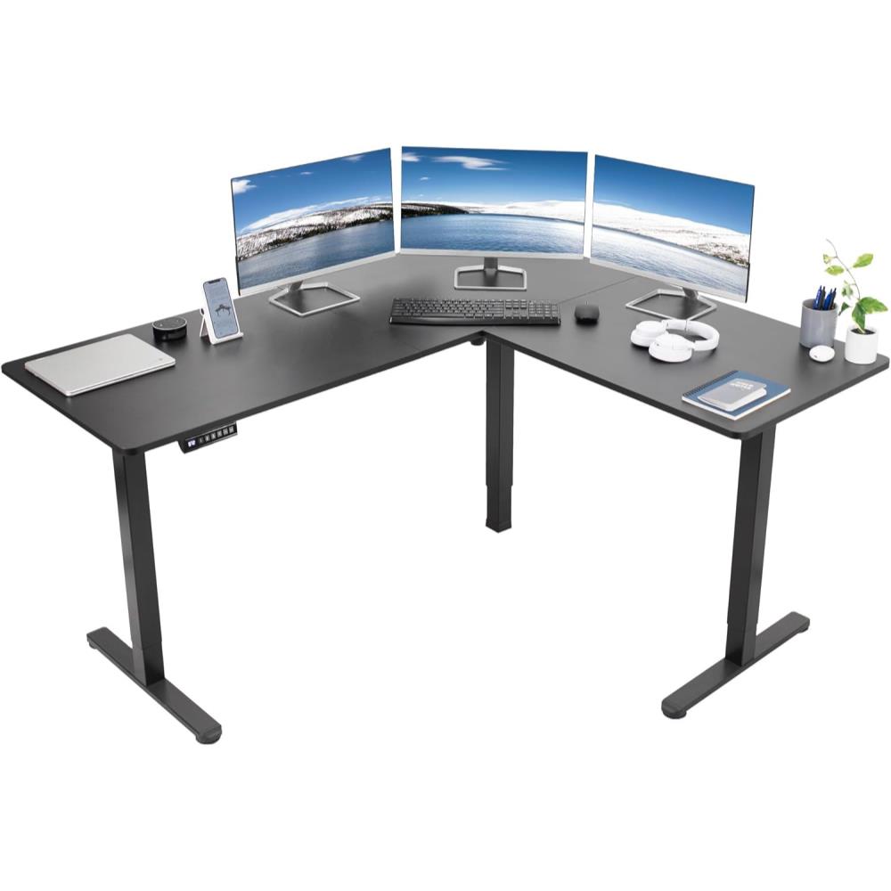 VIVO Corner Standing Desk, 63  - Home Office Vivo 리뷰 및 가격