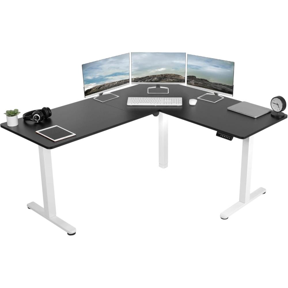 VIVO Corner Standing Desk, 63  - Home Office Vivo 리뷰 및 가격
