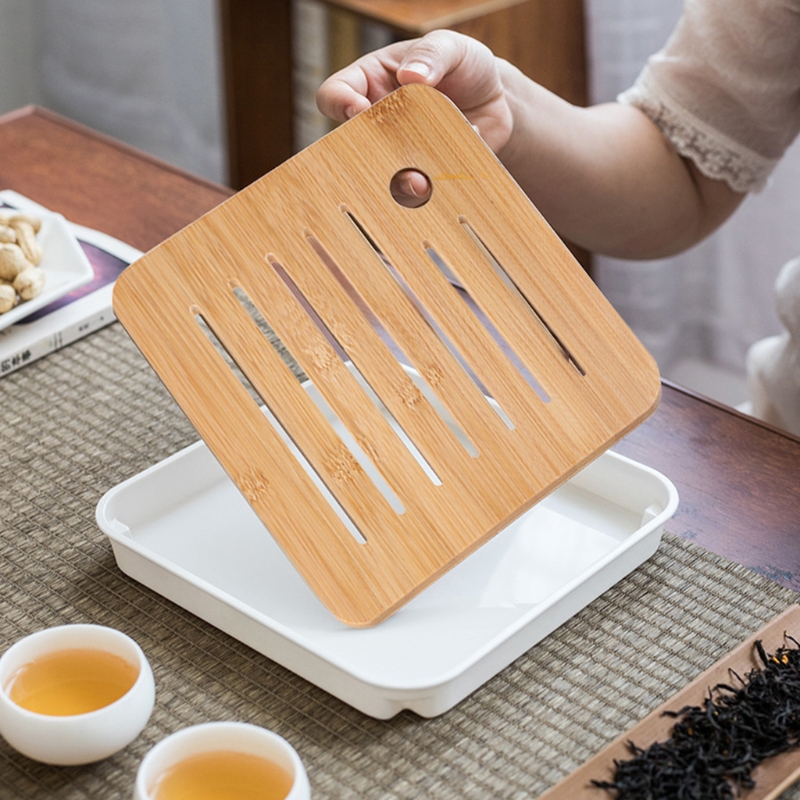 Bamboo Tea Tray Mini Bamboo Ch - Desktop Organizer Bamboo 리뷰 및 가격